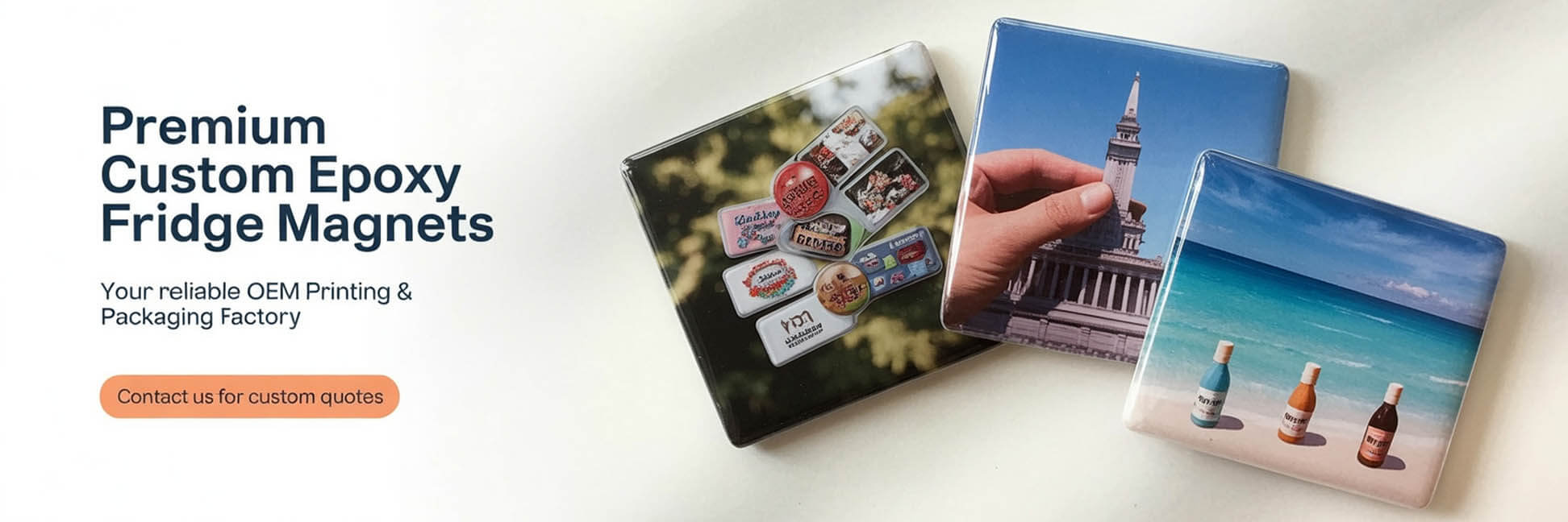 Custom Epoxy Fridge Magnets