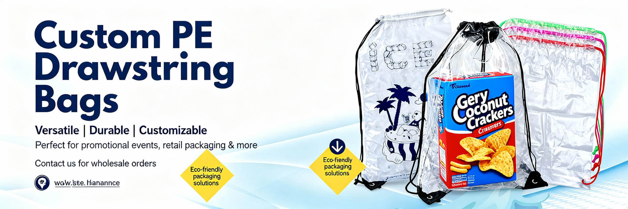 PE Drawstring Bags