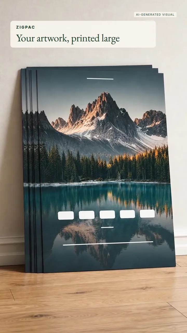 Stampa di poster personalizzati per vendita al dettaglio, eventi e display brandizzati: video breve