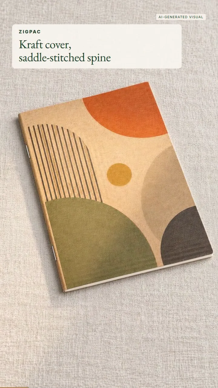Taccuini in cartoncino personalizzati con copertine in cartoncino kraft: video breve